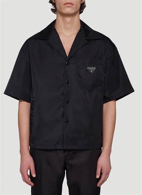 prada shirt weiß|prada shirt black cettire.